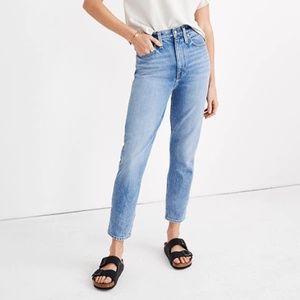 Madewell Denim: The Momjean in Melva Wash
